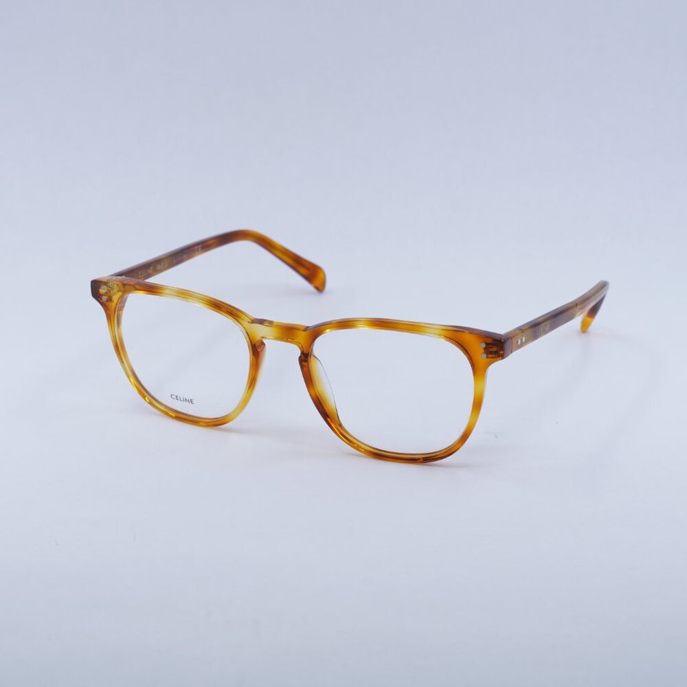 Final Price! Celine CL50046I 053 52mm Eyeglasses - Blonde Havana Frame - Picture 4 of 10